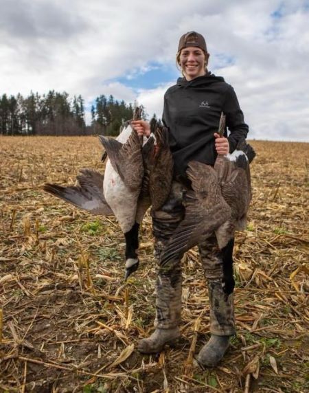 Within my first year as a hunter, I have also harvested my first deer and turkey. I’m also in the process of training my own black Lab, Oakley, to be a duck dog.